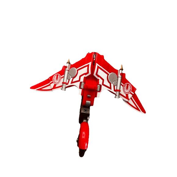 Power Rangers Ninja Storm Red Samurai Ninja Glider Cycle - Missing Figure - Picture 2 of 6